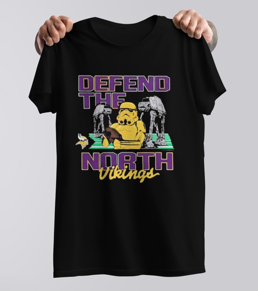 Stormtrooper Defend The North Vikings Star Wars T-Shirt
