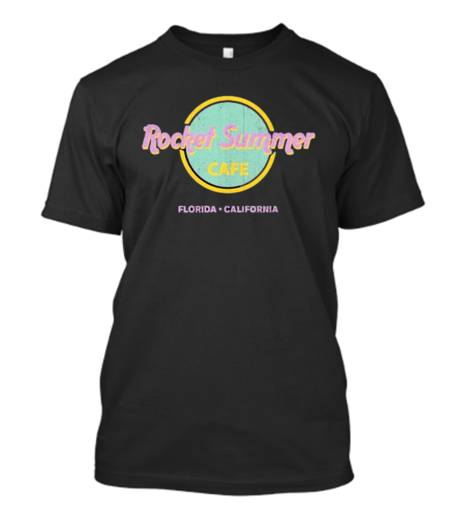 Rocket Summer Cafe Florida California T-Shirt