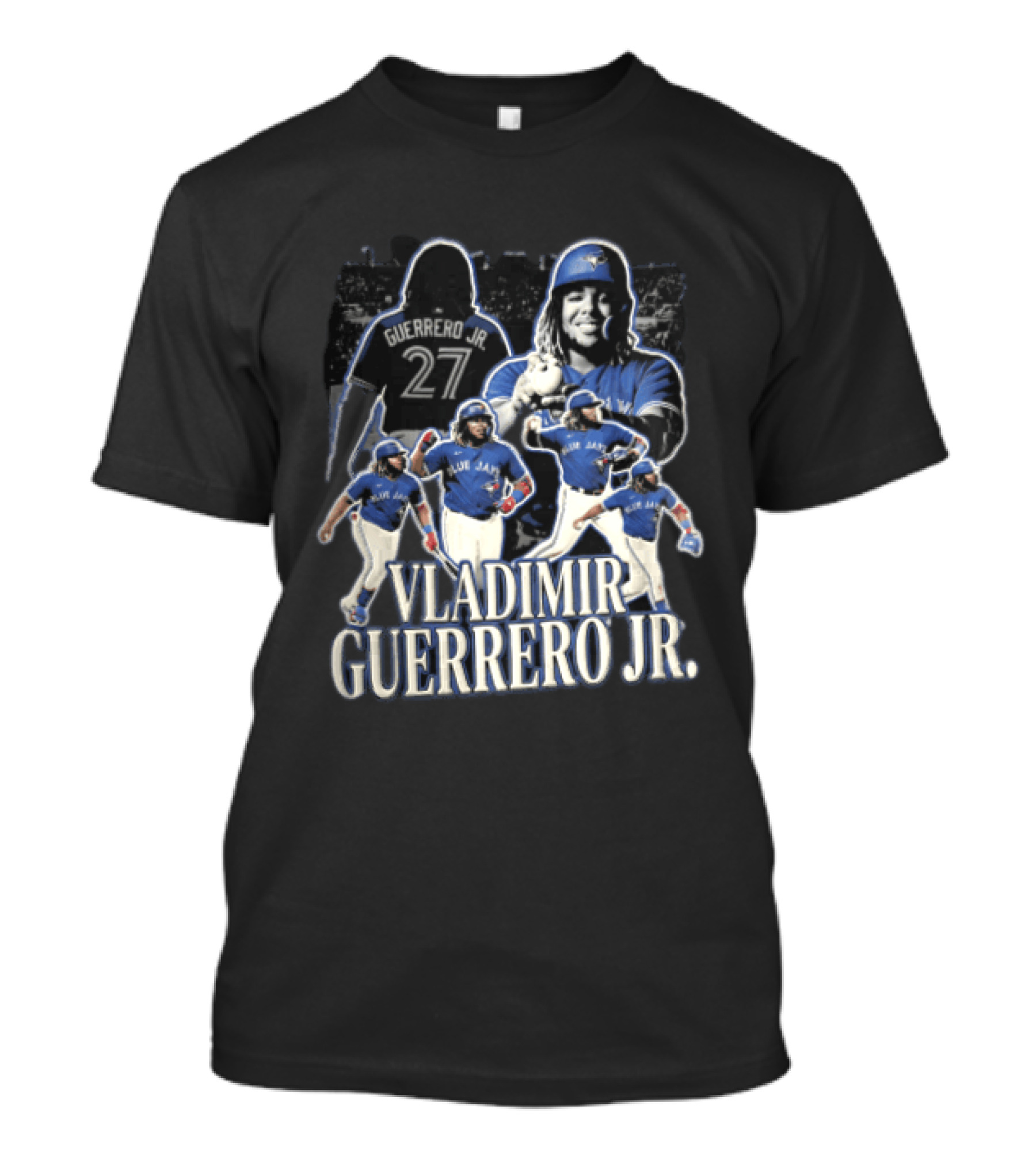 Toronto Blue Jays Vladimir Guerrero Jr. Baseball Player Collage T-Shirt