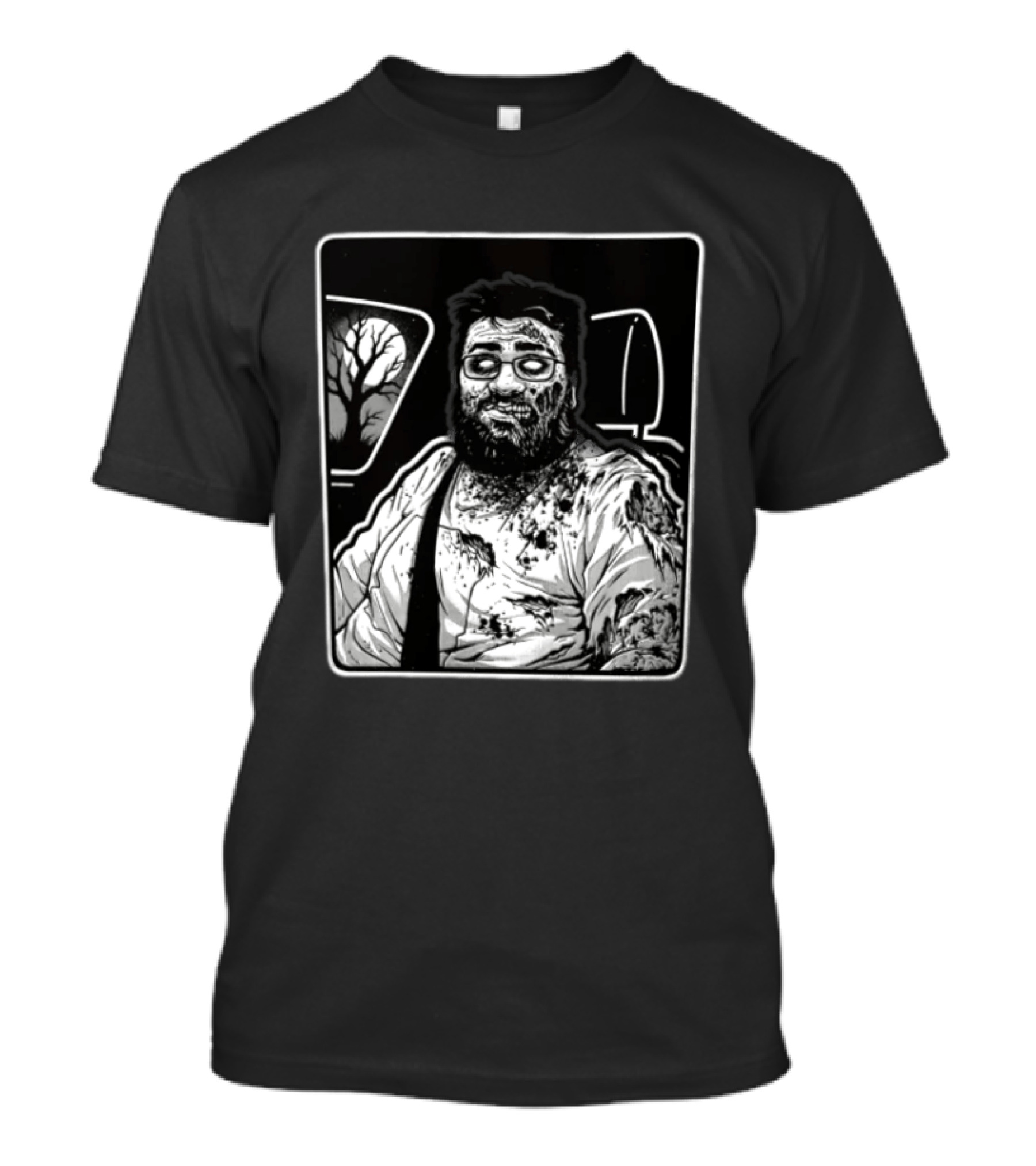 Undead Armenian Cory Zombie Ride With Tree T-Shirt