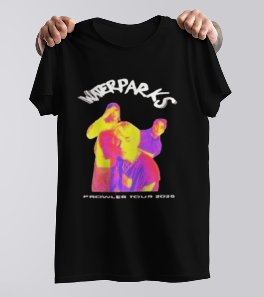 Waterparks Infrared Prowler Tour 2025 Crystallized Oceans Songs T-Shirt