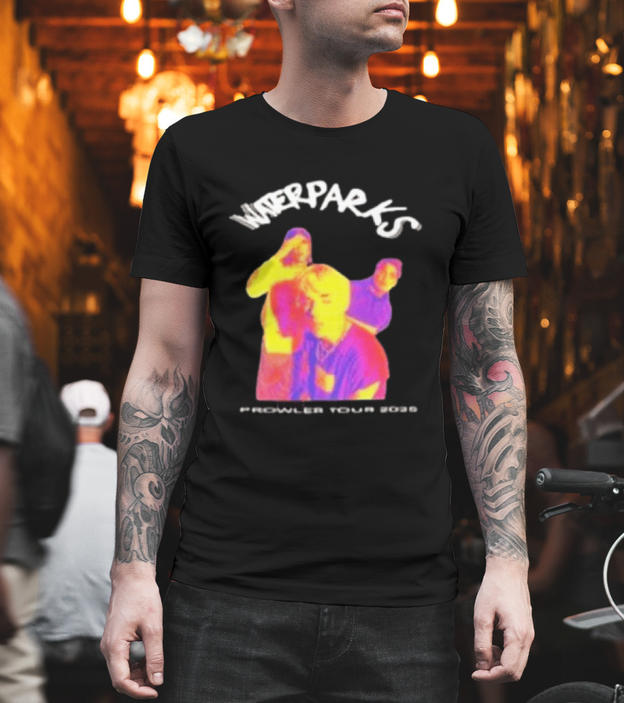 Waterparks Infrared Prowler Tour 2025 Crystallized Oceans Songs T-Shirt