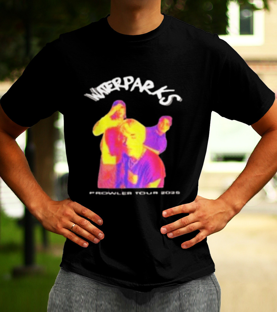 Waterparks Infrared Prowler Tour 2025 Crystallized Oceans Songs T-Shirt