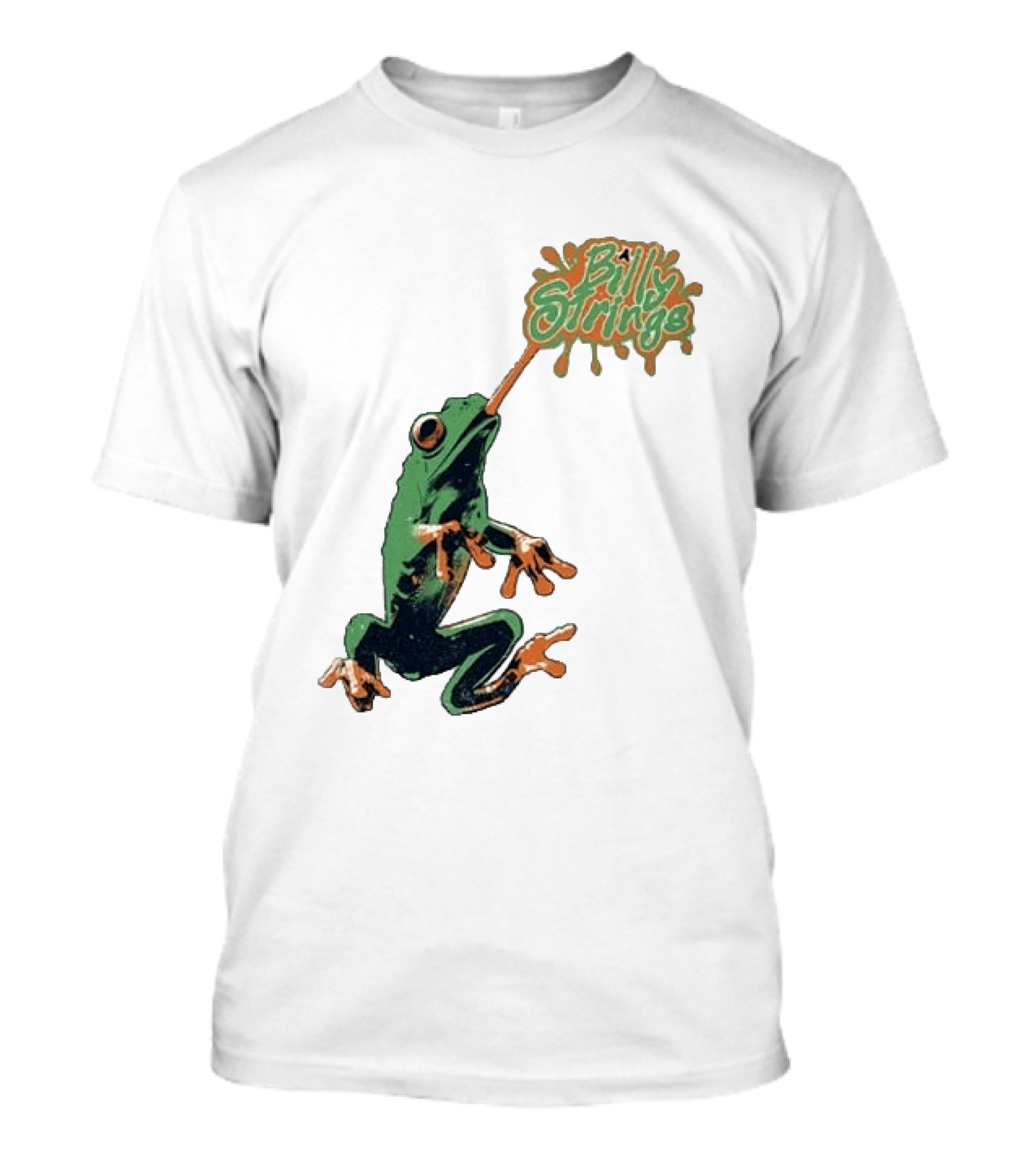 Billy Strings Frog With Orange Tongue And Fruit T-Shirt