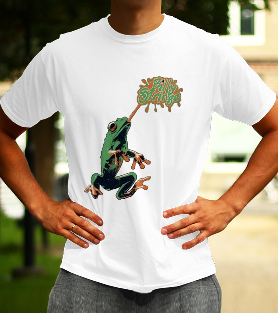 Billy Strings Frog With Orange Tongue And Fruit T-Shirt