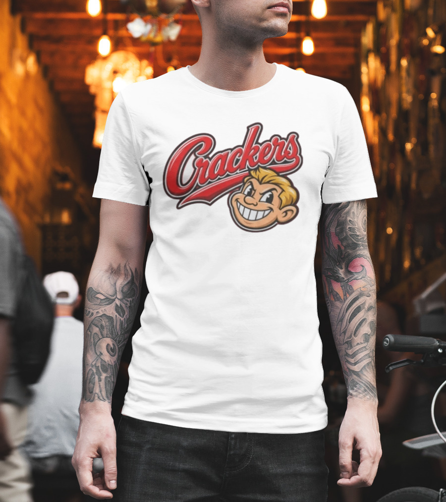 Crackers Vintage Baseball Team T-Shirt