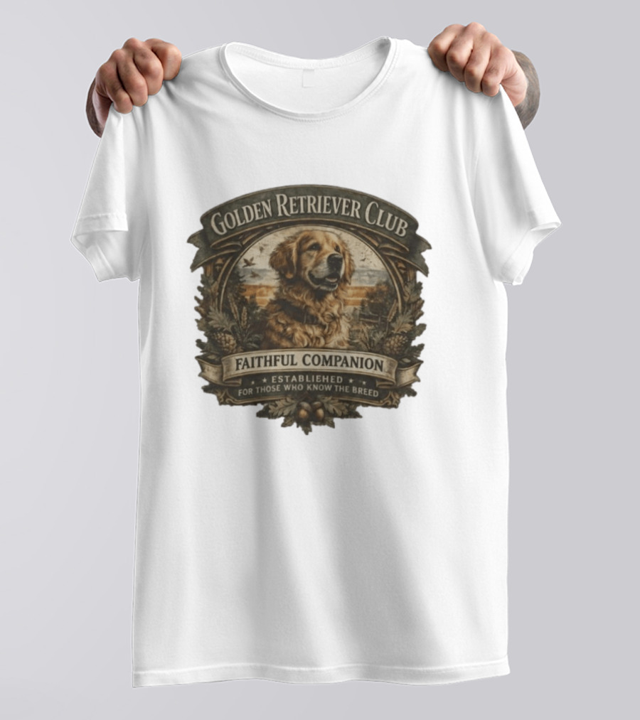Golden Retriever Club Faithful Companion Established For Those Who Know The Breed T-Shirt