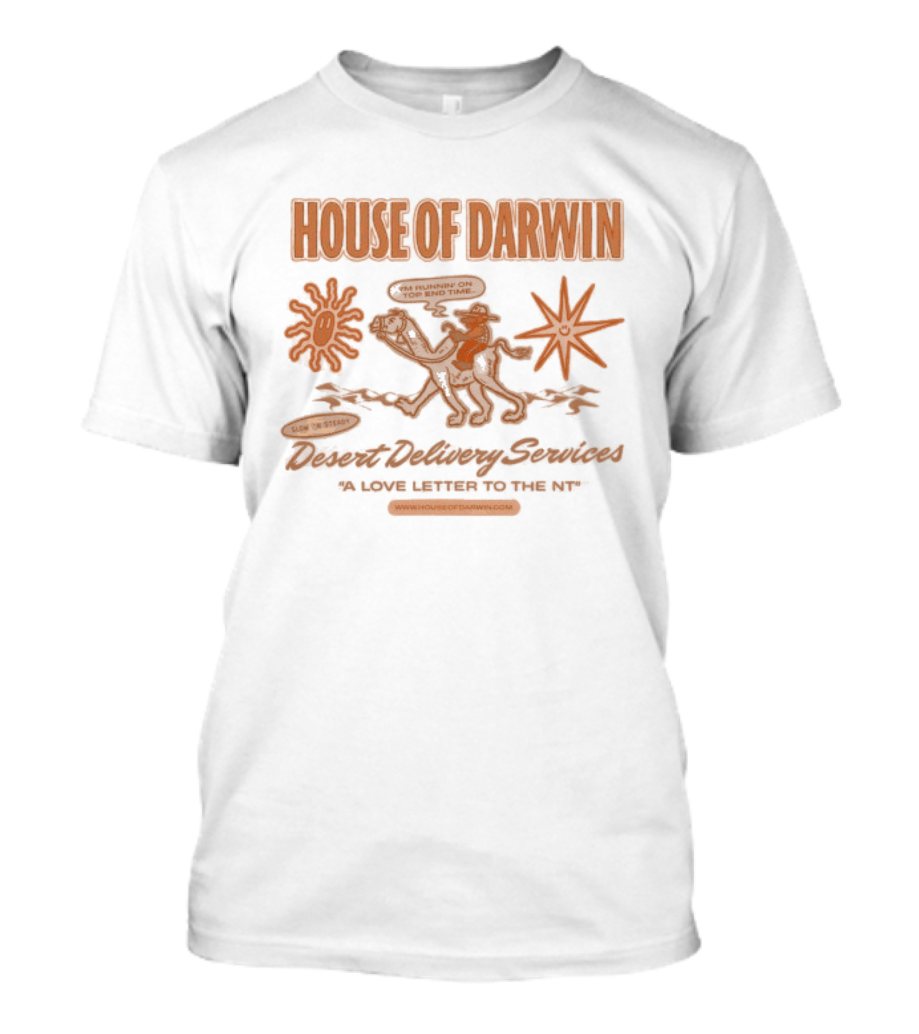 House Of Darwin Stuart Highway Services A Love Letter To The NT Mono T-Shirt