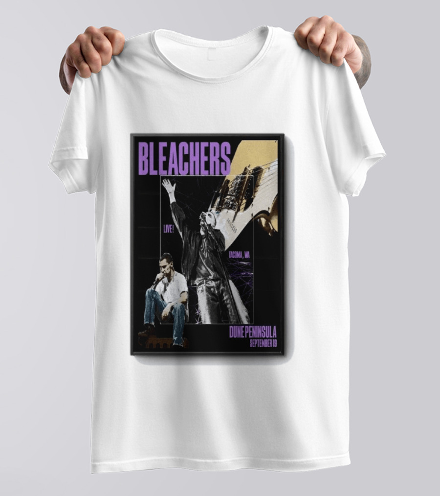 Bleachers Live Tacoma WA Dune Peninsula September 19 T-Shirt