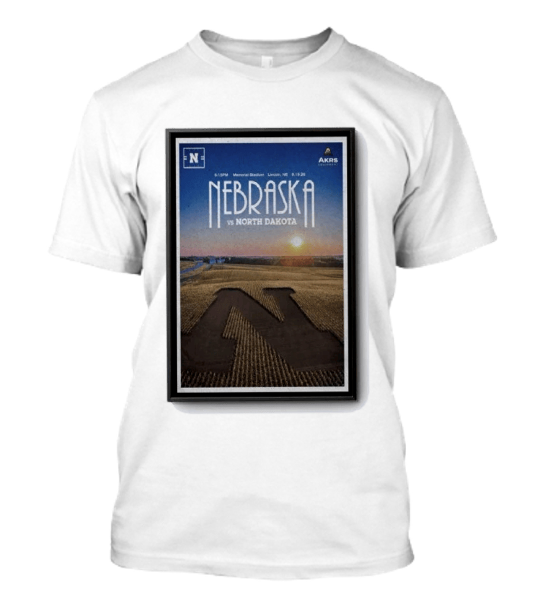 NEBRASKA Vs NORTH DAKOTA Memorial Stadium Lincoln Sep 19 2026 College Football T-Shirt