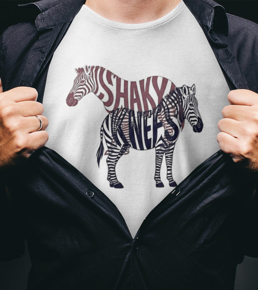 Shaky Knees Zebra Logo September 18 20 2026 Atlanta Georgia Exclusive Festival T-Shirt
