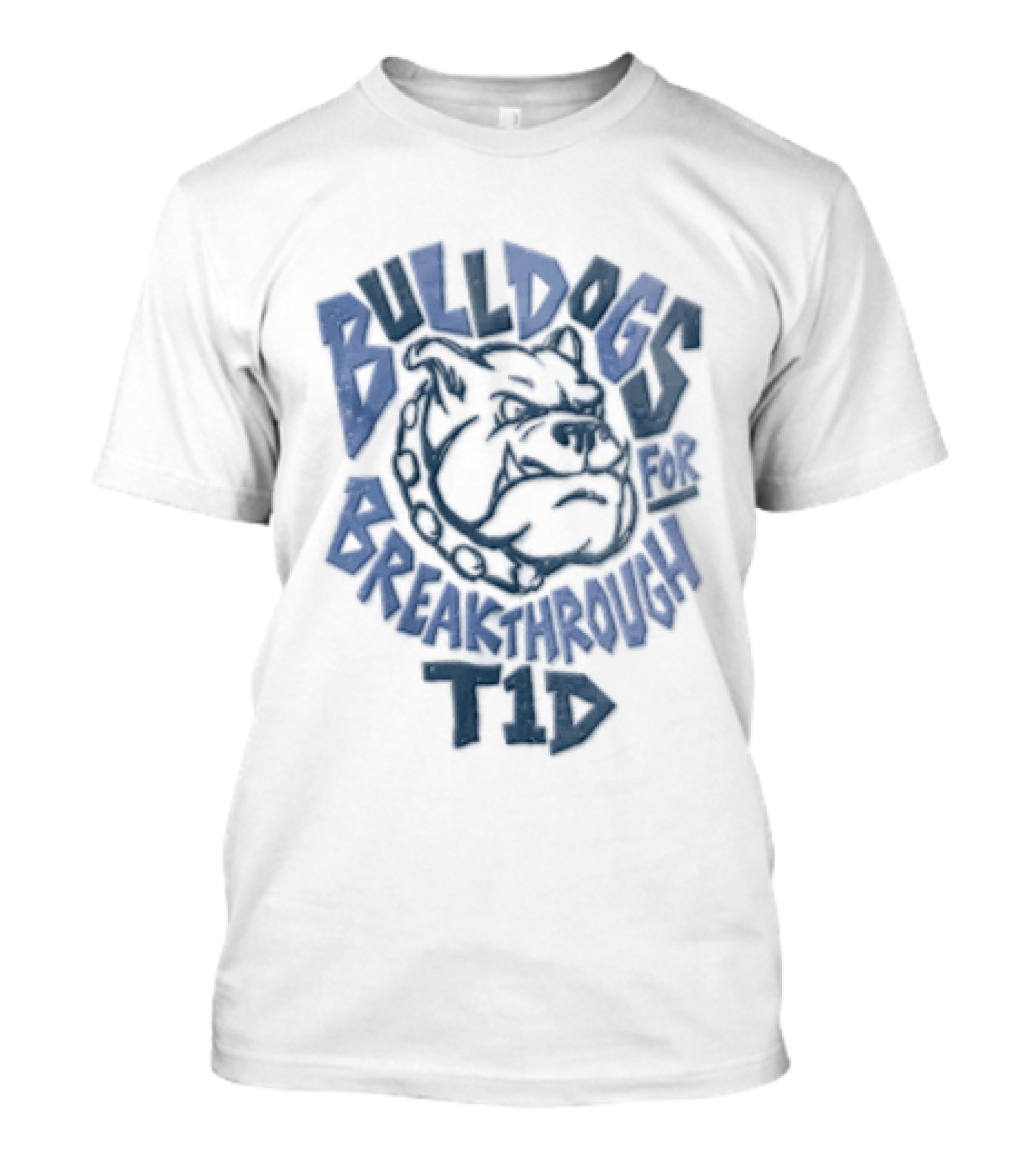 St. Bernadette Bulldogs Breakthrough Type 1 Into Type None T-Shirt