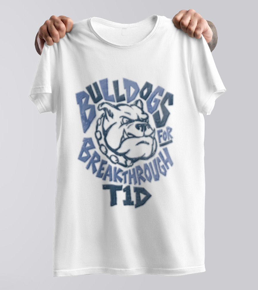 St. Bernadette Bulldogs Breakthrough Type 1 Into Type None T-Shirt