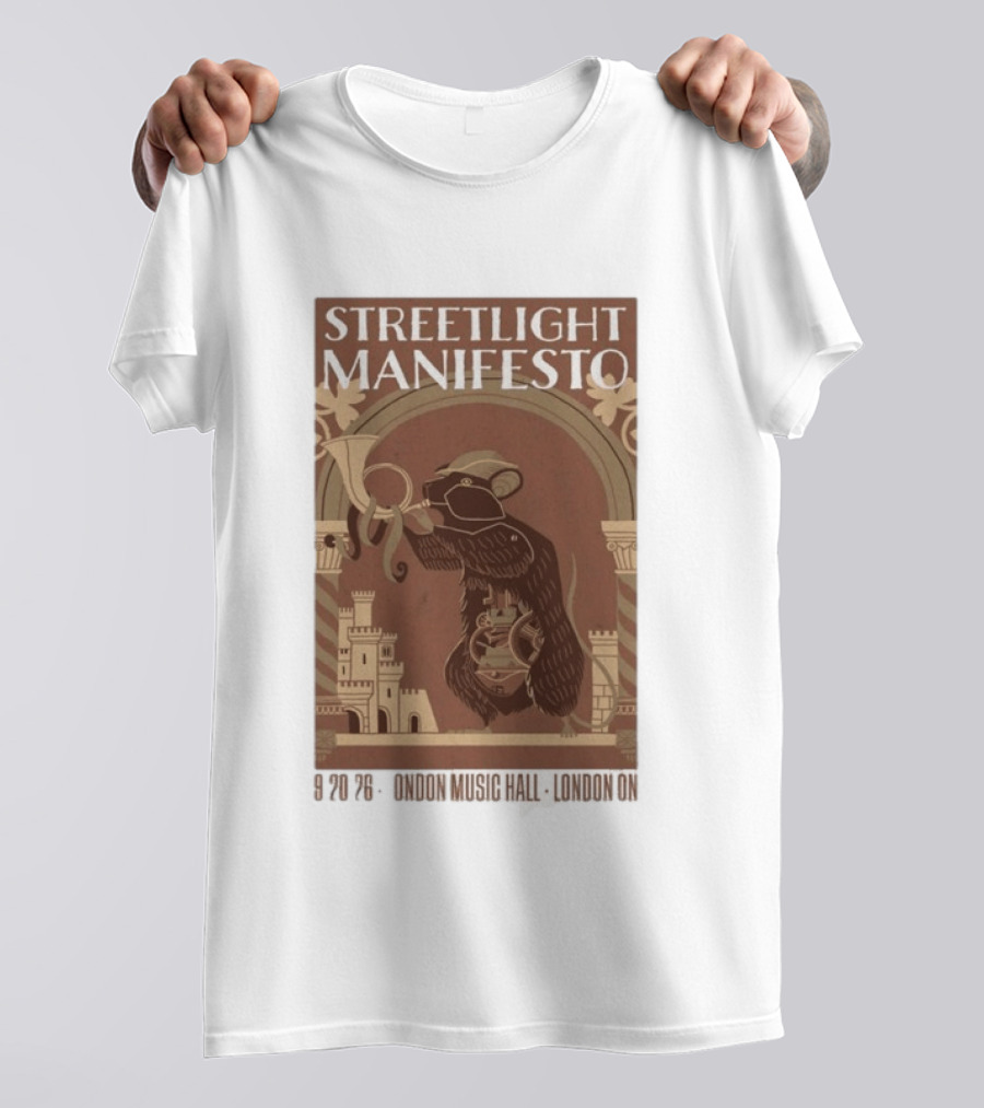 Streetlight Manifesto London Music Hall London 2026 Show T-Shirt