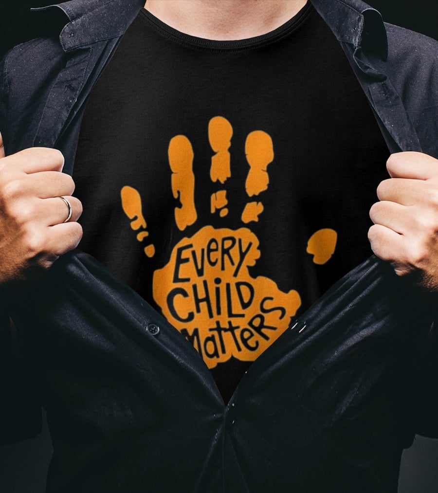 Every Child Matters Orange Handprint T-Shirt