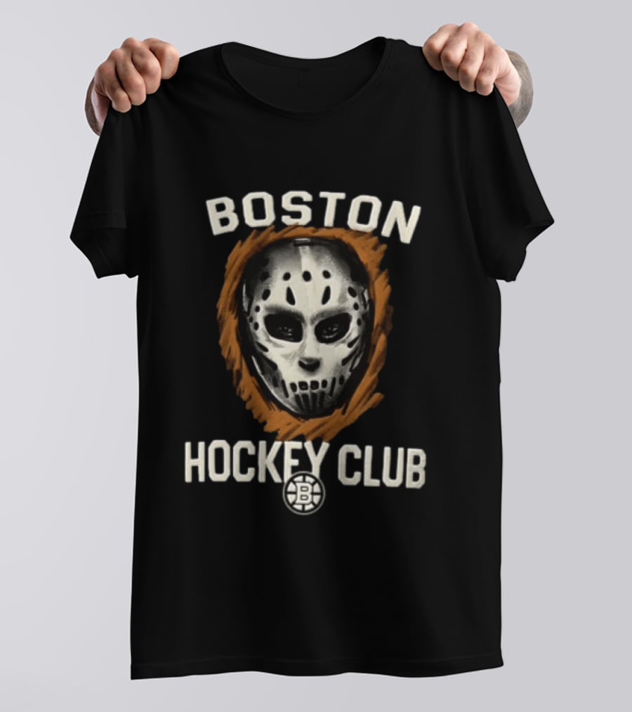 Boston Hockey Club Mask Bruins Foundation T-Shirt