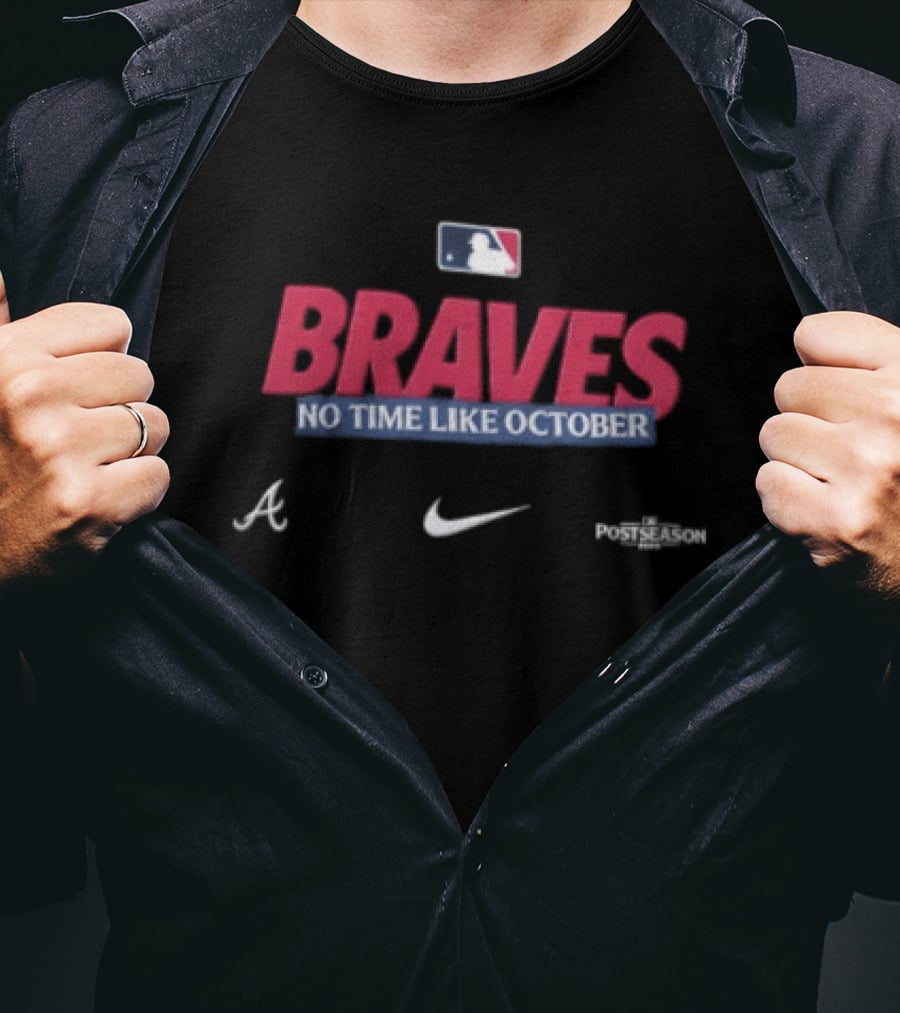 Braves No Time Like October MLB Nike T-Shirt