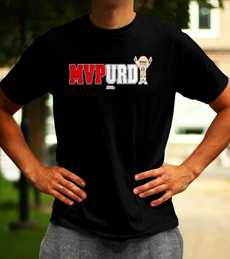 Brock Purdy MVPurd 49ers Report MVP SZN 13 San Francisco 49ers T-Shirt