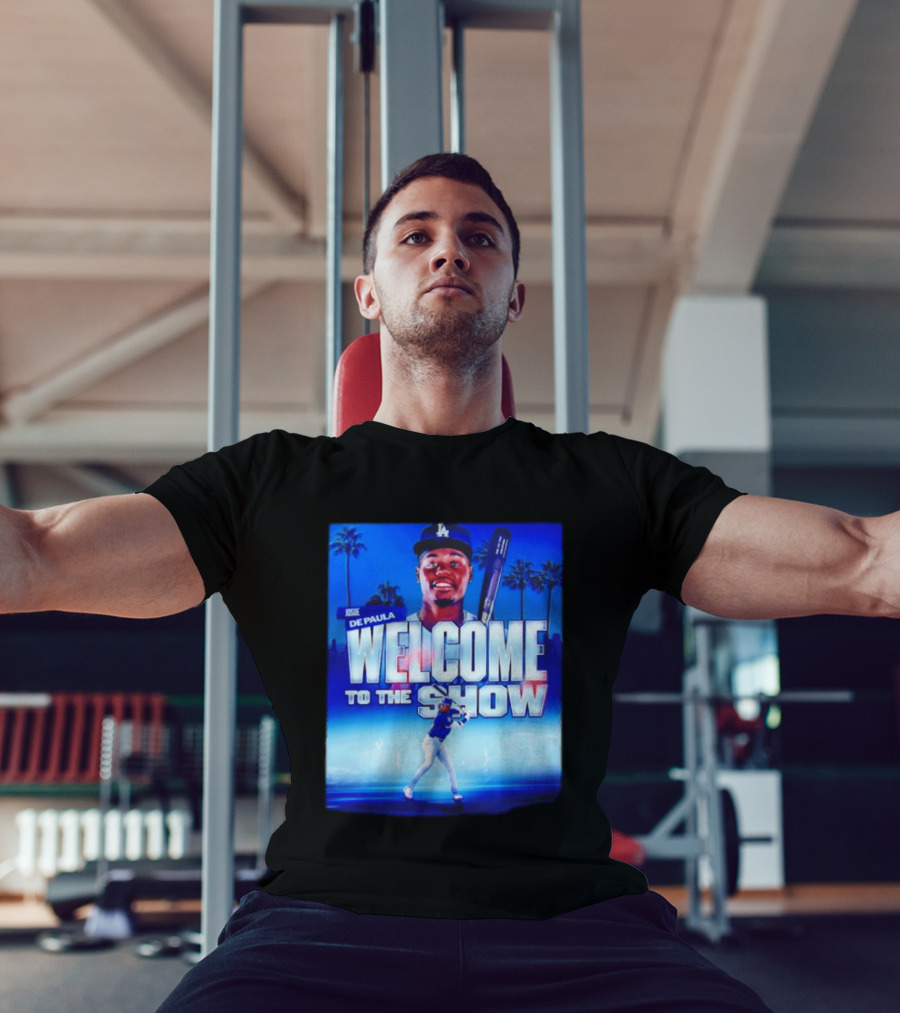 Josue De Paula Welcome To The Show Los Angeles Dodgers T-Shirt