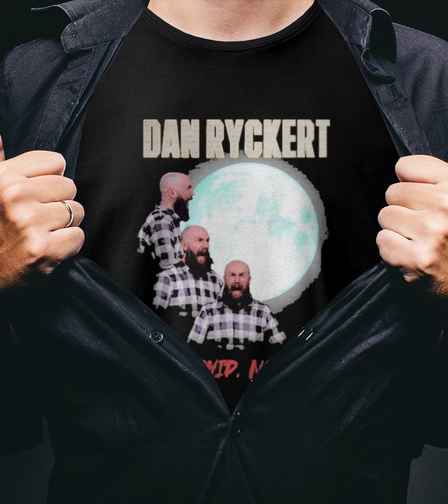 Dan Ryckert All Chip No Dip Plaid Moon Expression Series T-Shirt