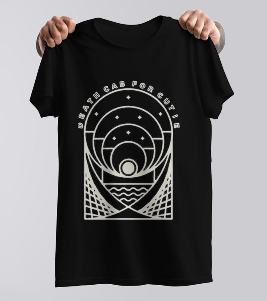 Death Cab For Cutie Post Modern Sun And Waves Circles T-Shirt