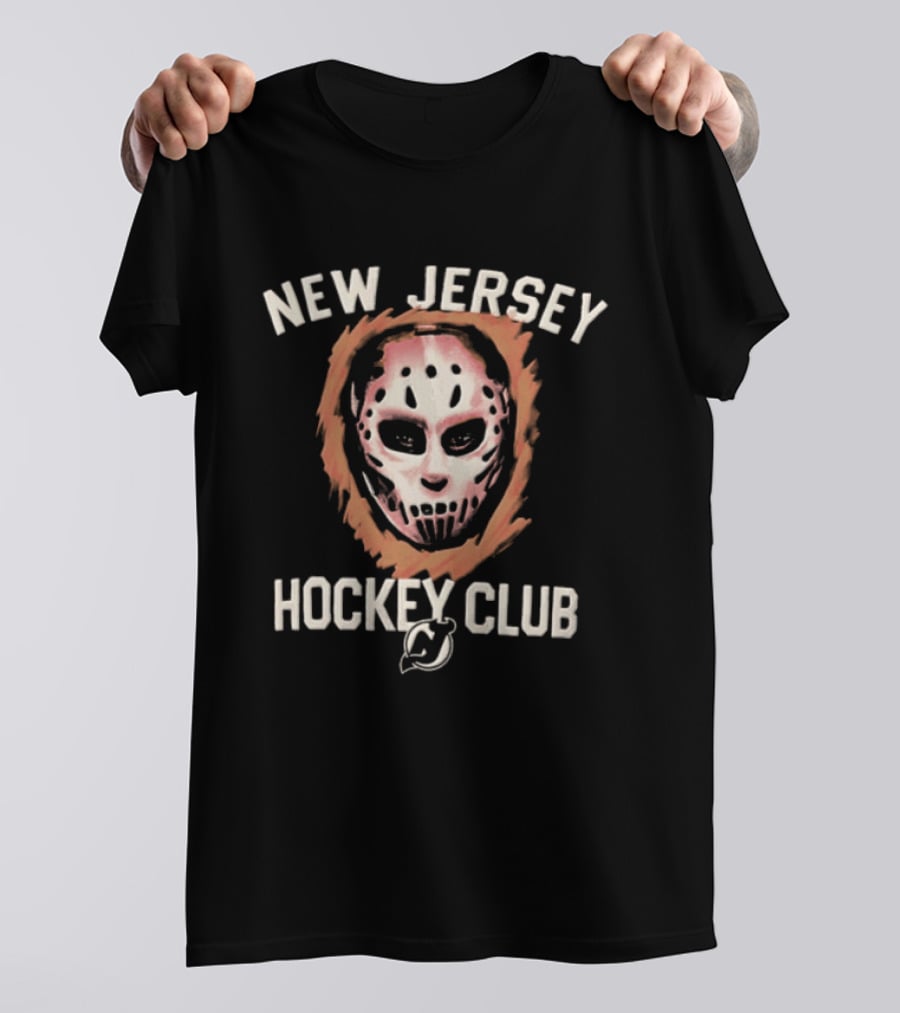 New Jersey Hockey Club Mask Devils Foundation T-Shirt