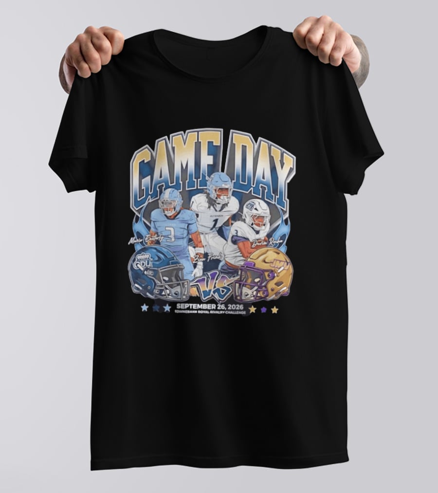 Old Dominion Vs James Madison NCAA Football Rivalry Game Day September 26 2026 T-Shirt