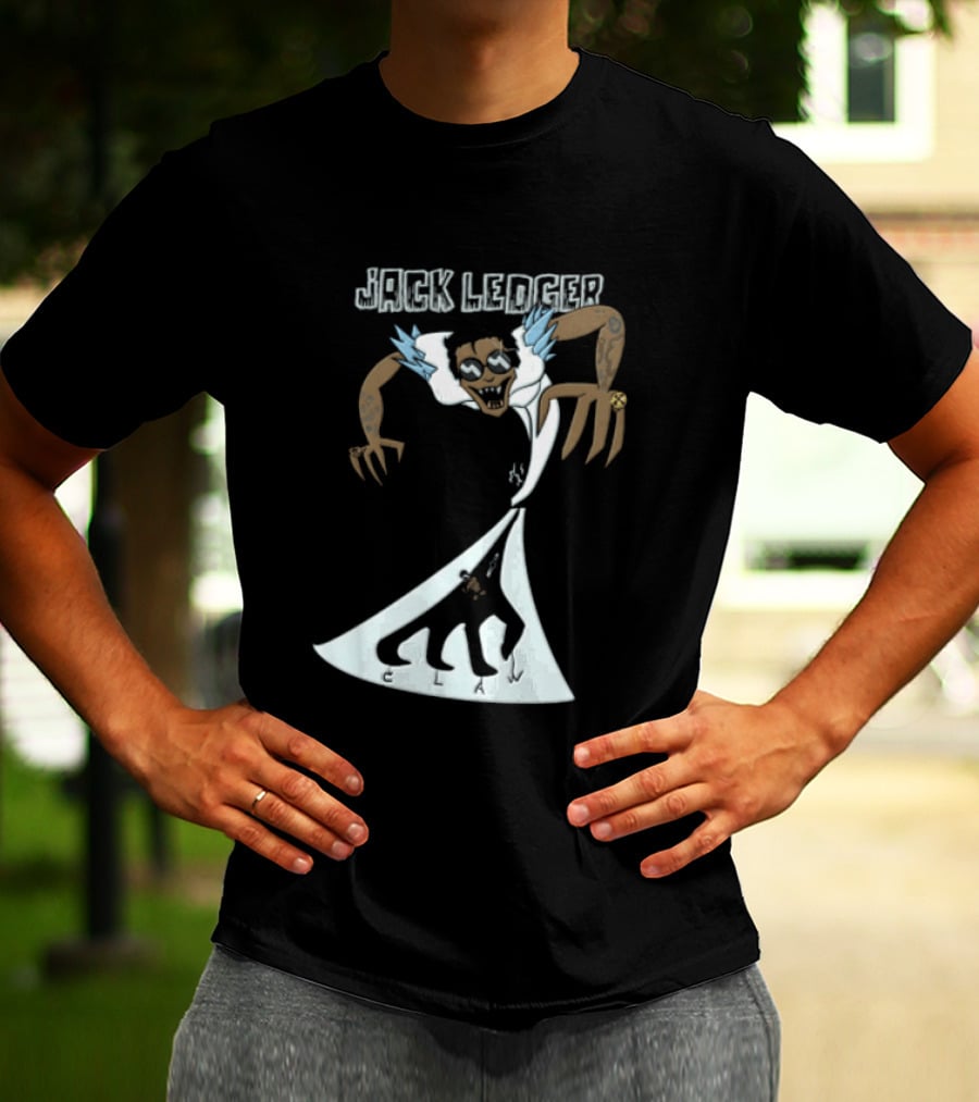 Jack Ledger Horror Character Summoning Creepy Figure T-Shirt