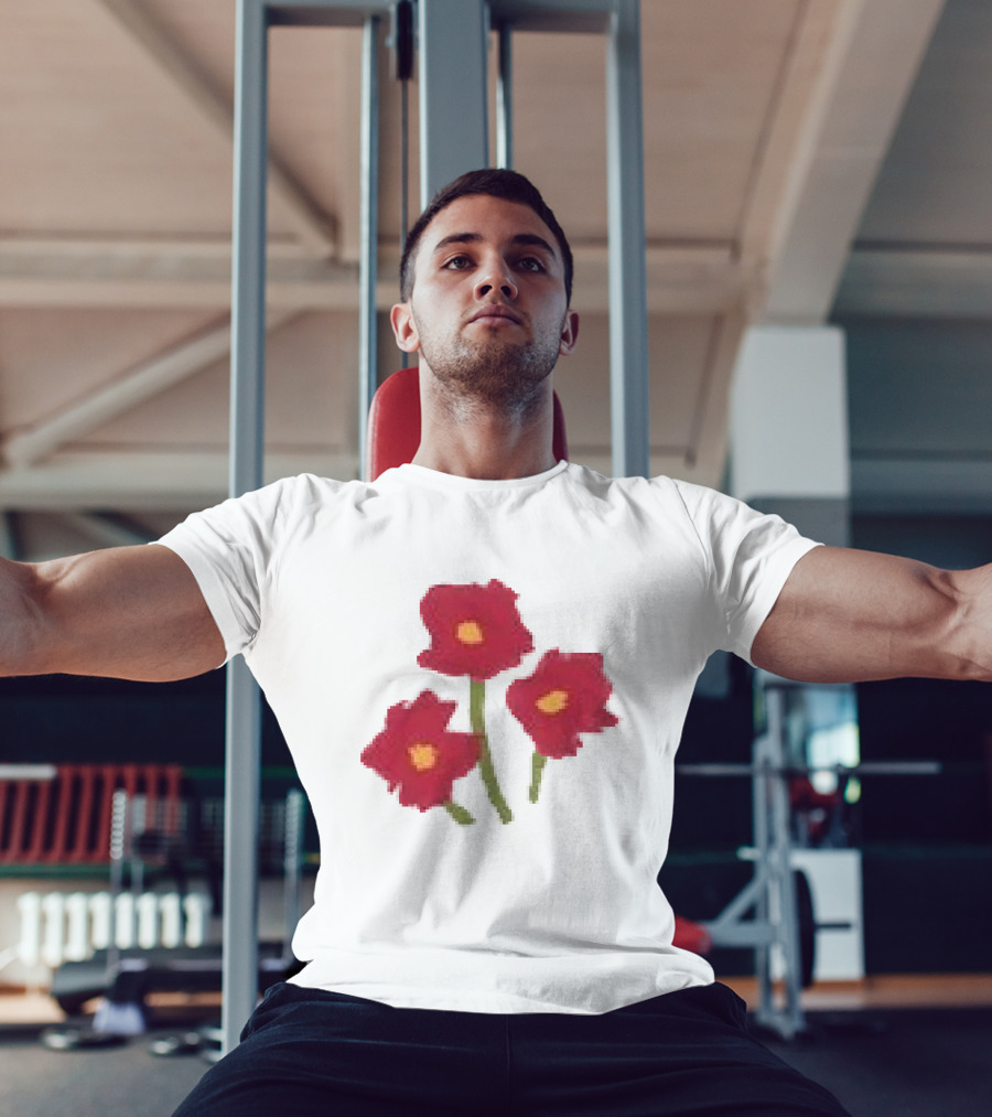 Ellie Holcomb Flowers For No Reason Red Poppies T-Shirt