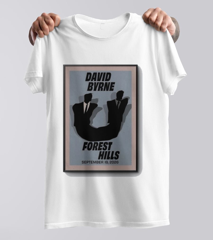 David Byrne Forest Hills September 19 2026 T-Shirt