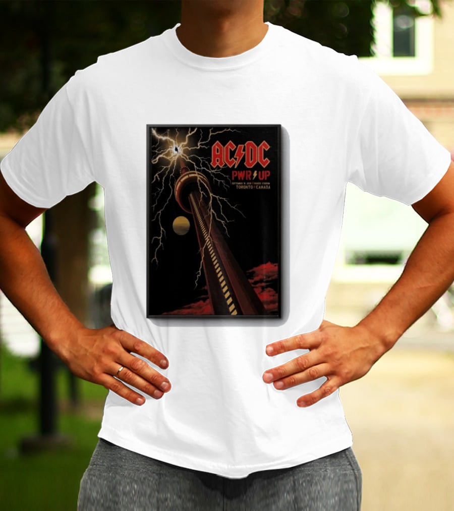 AC DC PWR UP Toronto Canada 2026 Rogers Stadium Concert T-Shirt