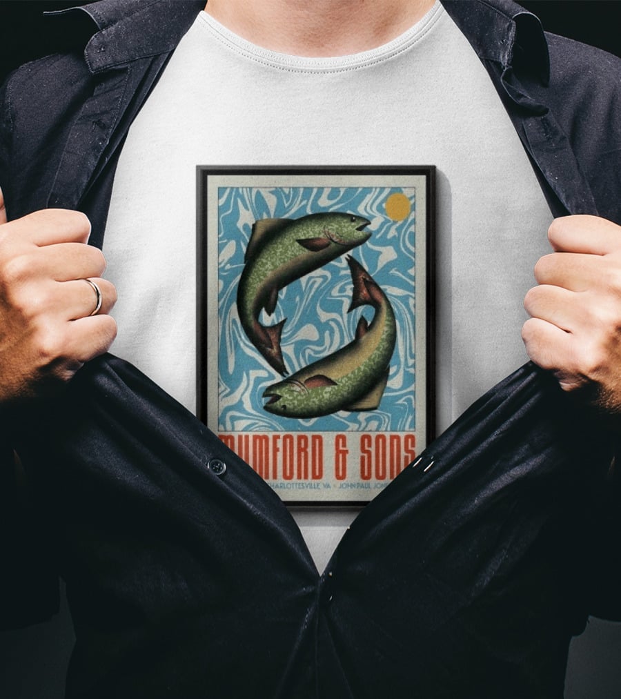 Original LIMITED Sep 20 2026 Mumford & Sons Tour John Paul Jones Arena Charlottesville T-Shirt