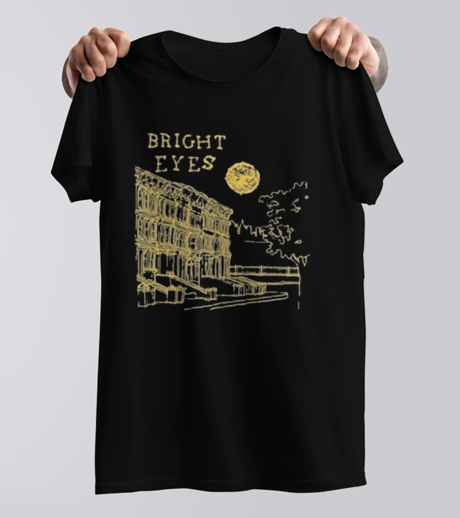 Bright Eyes I'm Wide Awake It's Morning Sun And Building Scene T-Shirt