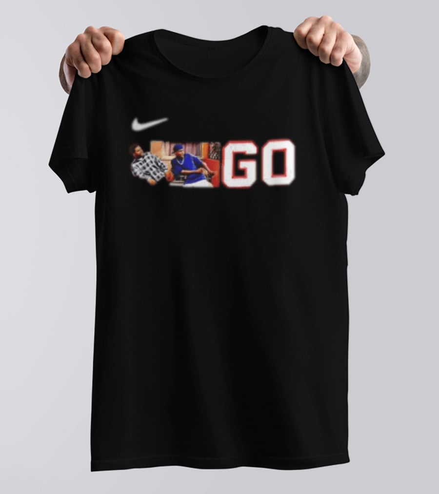 Nike Chicago Bears Meme Two Men Pointing GO Scene T-Shirt