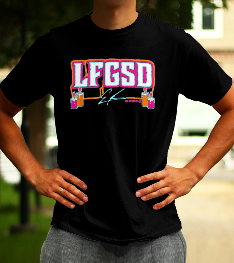 LFGSD Ethan Salas Signature Candles T-Shirt