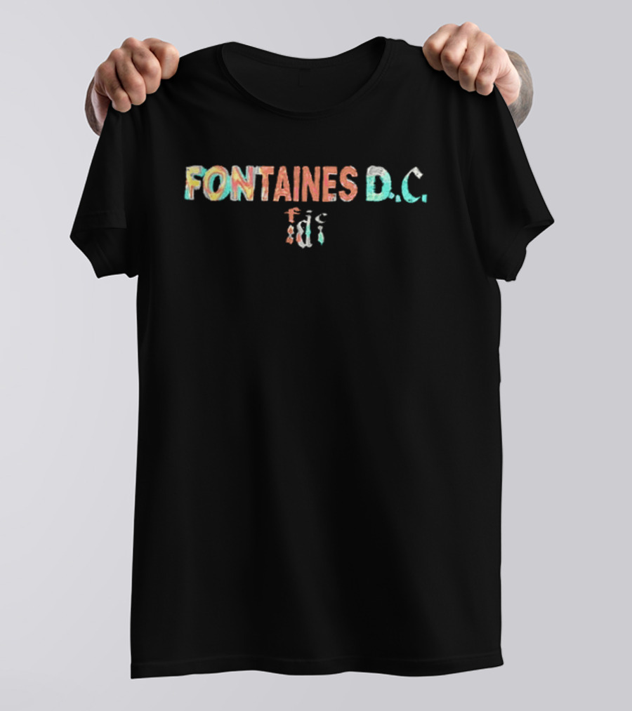 Fontaines DC US Tour 2026 Tour Dates Colorful T-Shirt
