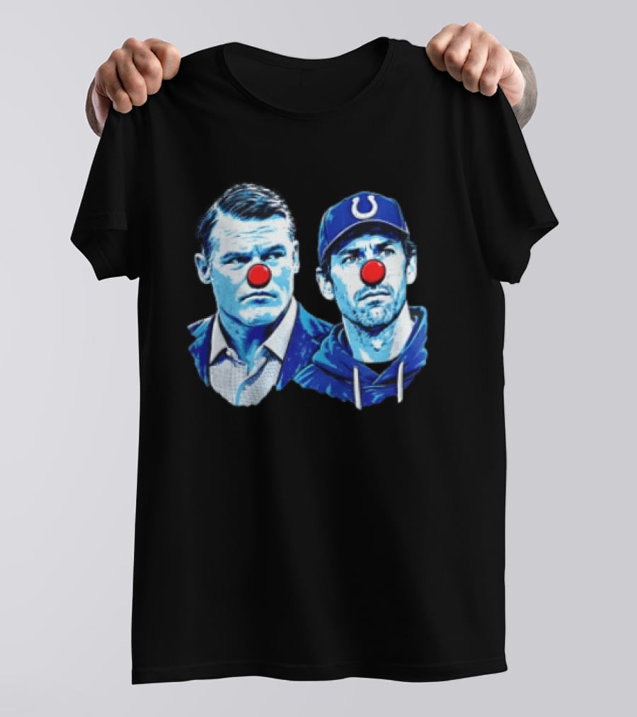 Indianapolis Colts Matt Ryan Red Clown Noses Two Men T-Shirt