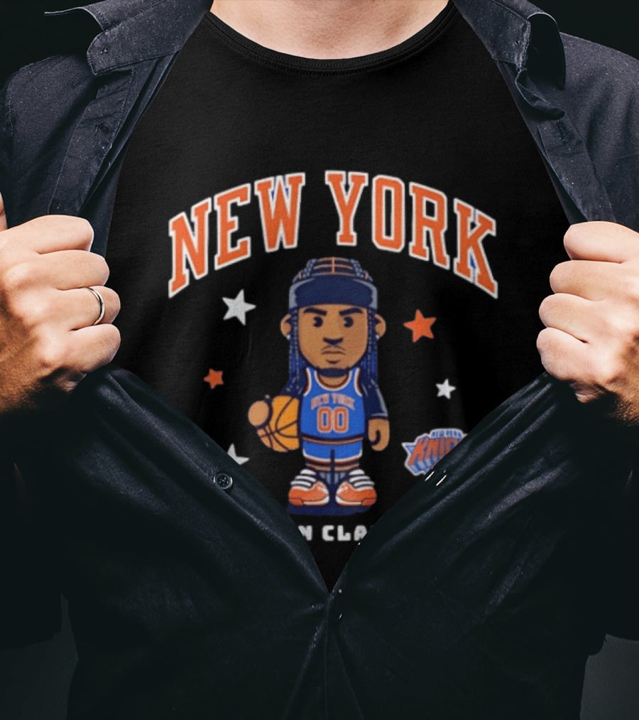 New York Knicks Jordan Clarkson Cartoon T-Shirt