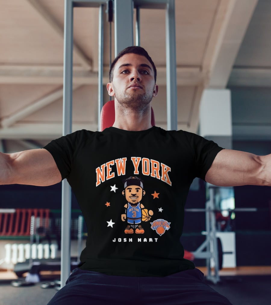 New York Knicks Josh Hart No 3 Basketball T-Shirt