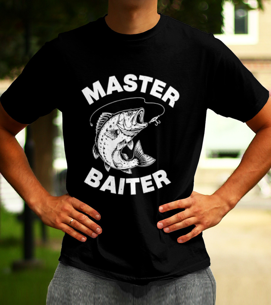 Master Baiter Fishing Hook Fish T-Shirt
