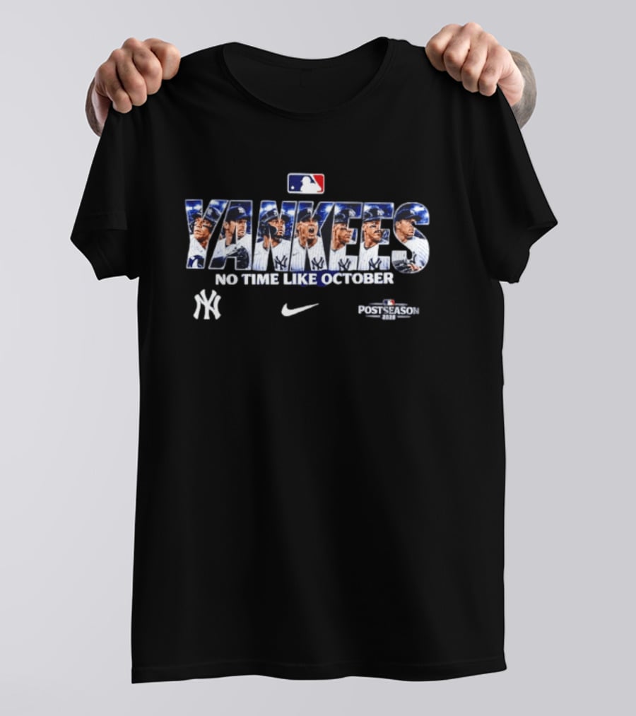 Yankees No Time Like October 2026 Postseason Legend T-Shirt
