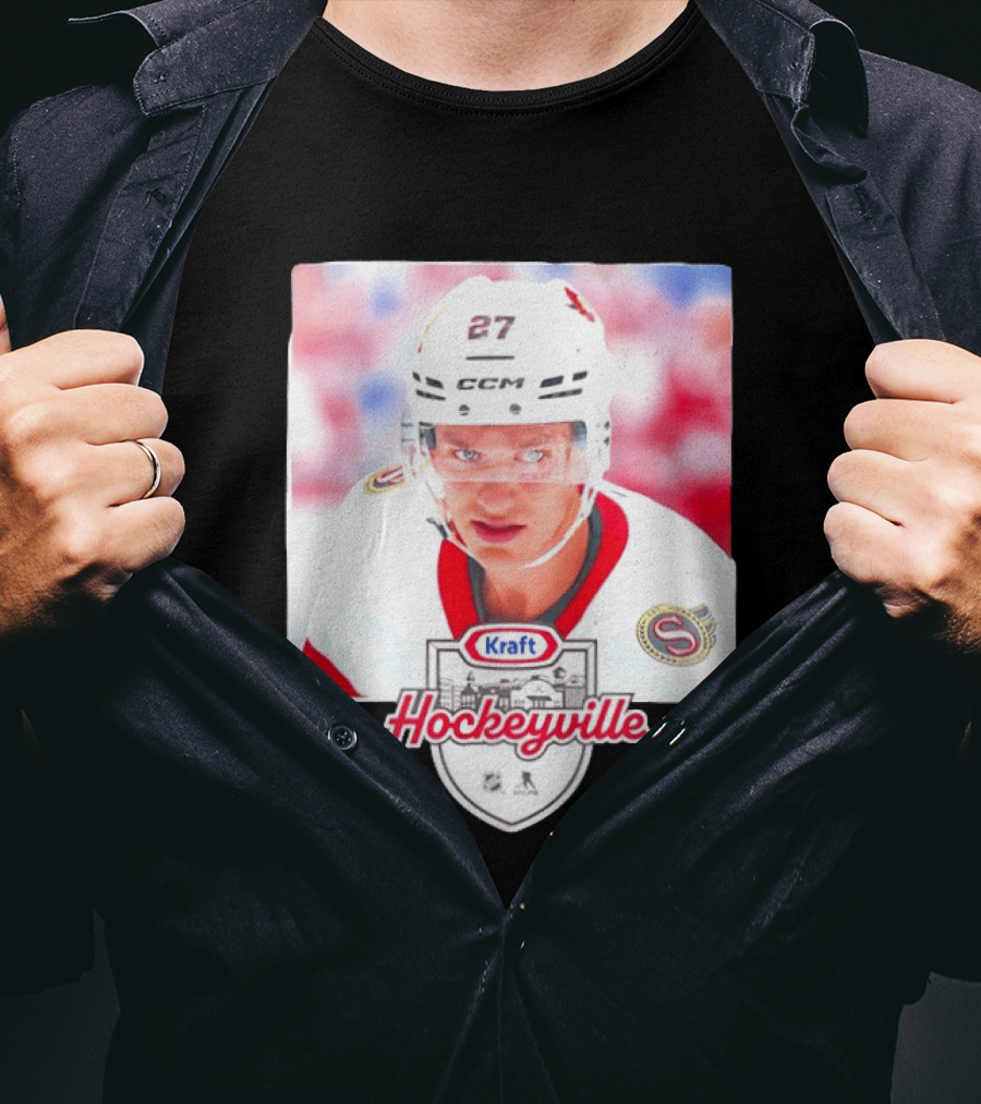 Ottawa Senators 27 Kraft Hockeyville CCM T-Shirt