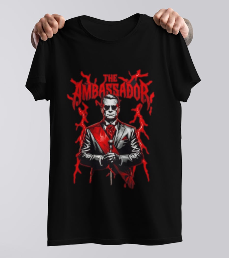 The Ambassador Red Suit Masterclass Suspect T-Shirt