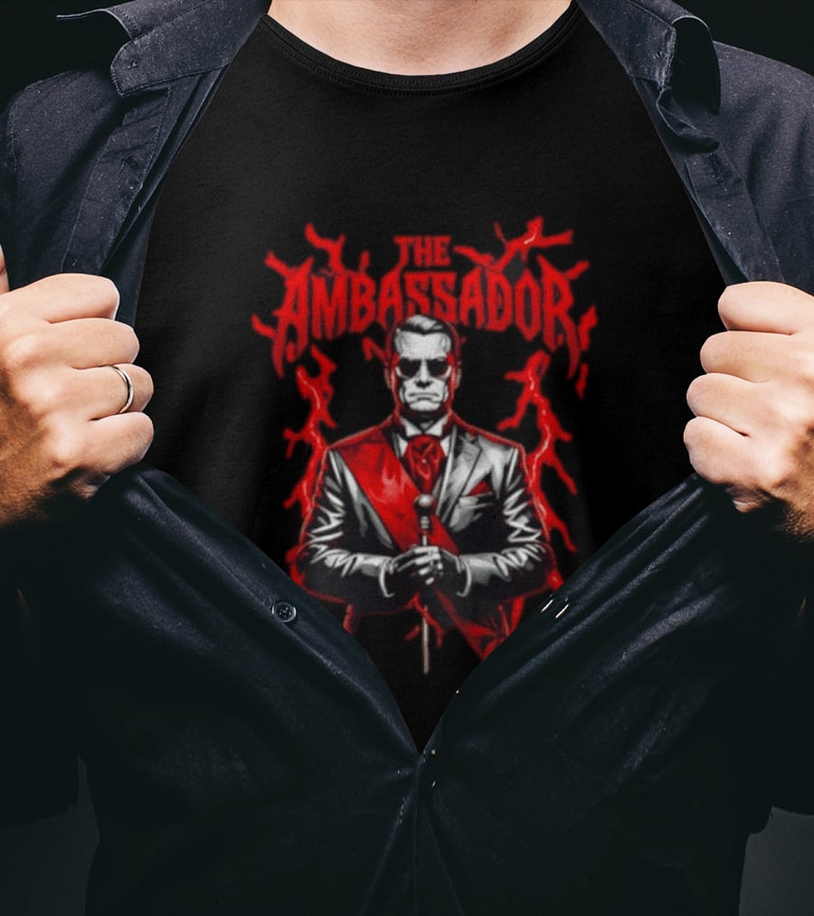 The Ambassador Red Suit Masterclass Suspect T-Shirt