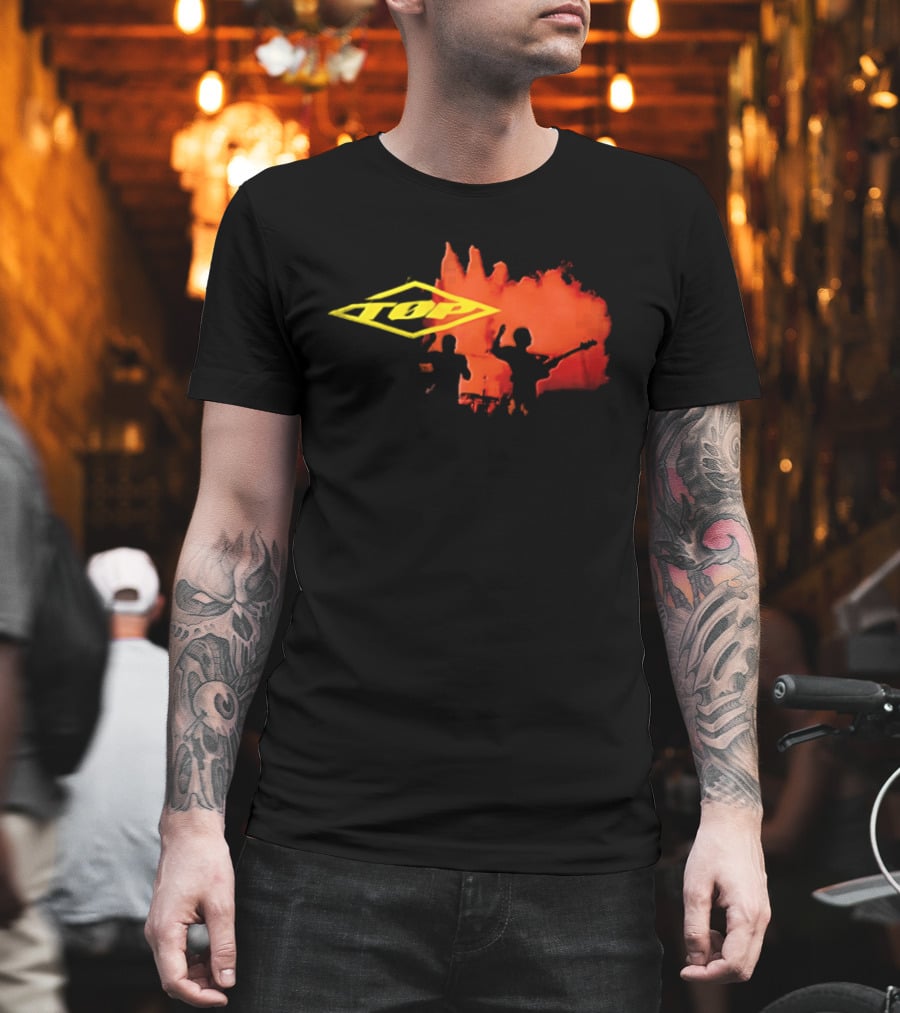 Twenty One Pilots Top Logo Red Splash T-Shirt