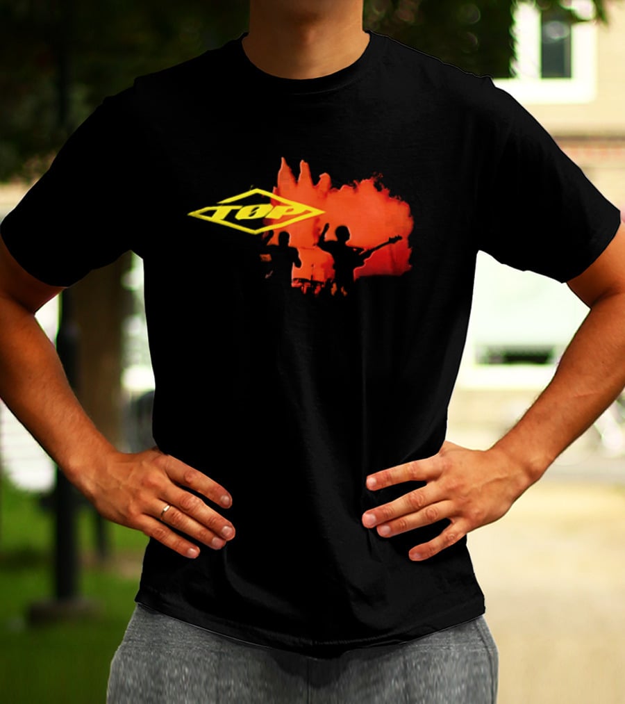 Twenty One Pilots Top Logo Red Splash T-Shirt