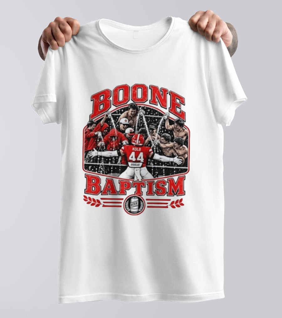 Oklahoma State Cowboys Boone Baptism Kolb 44 Football Celebration Team Spirit T-Shirt