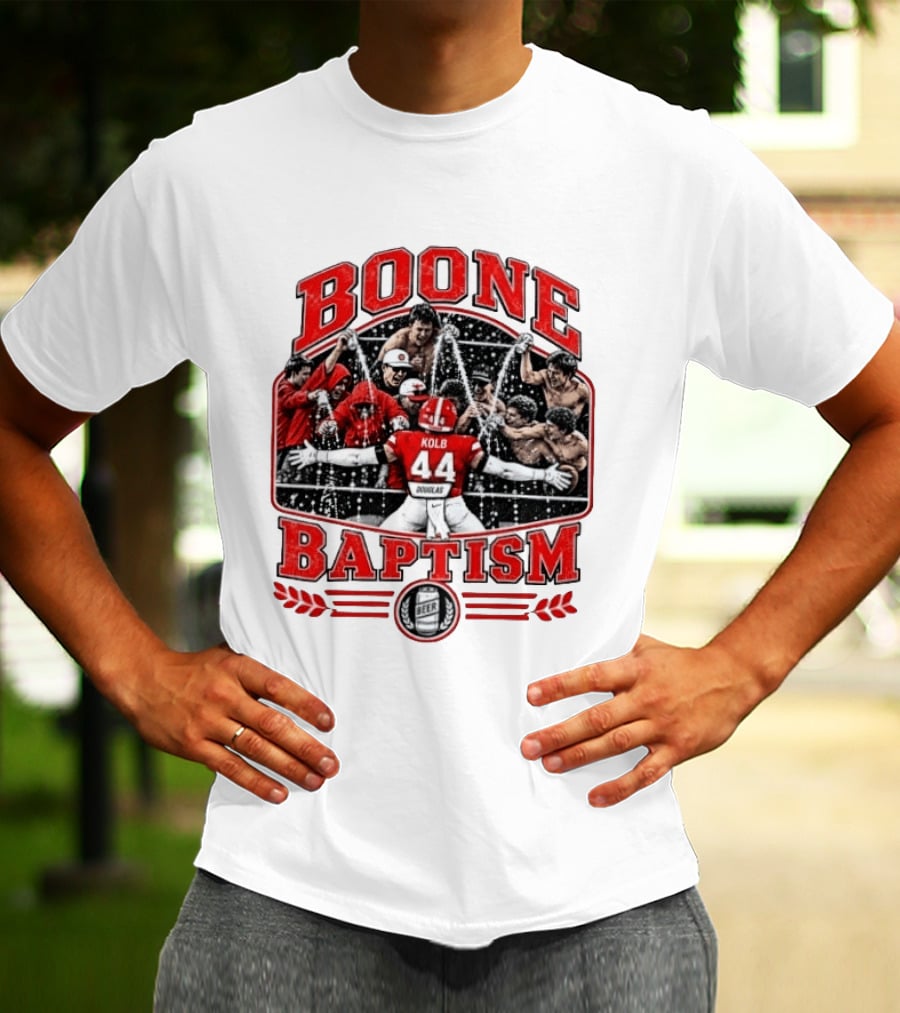 Oklahoma State Cowboys Boone Baptism Kolb 44 Football Celebration Team Spirit T-Shirt