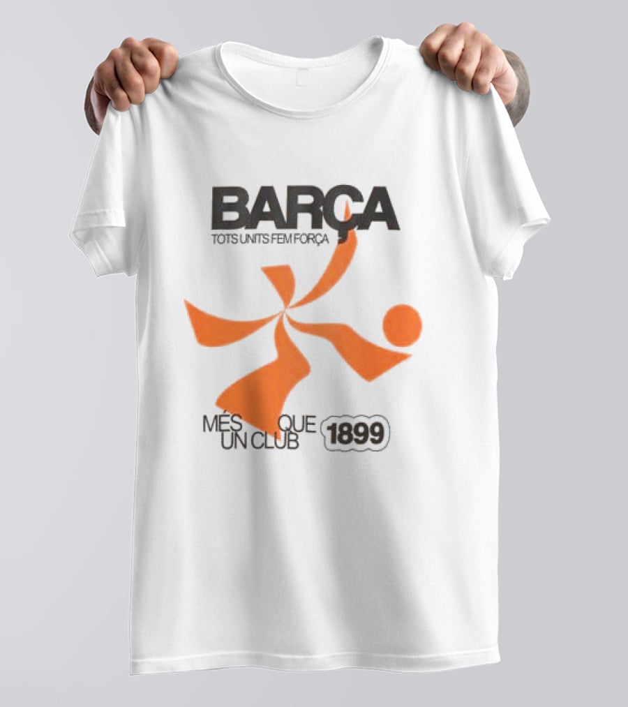 BARÇA Tots Units Fem Força Més Que Un Club 1899 Ecru Pulse Motion T-Shirt