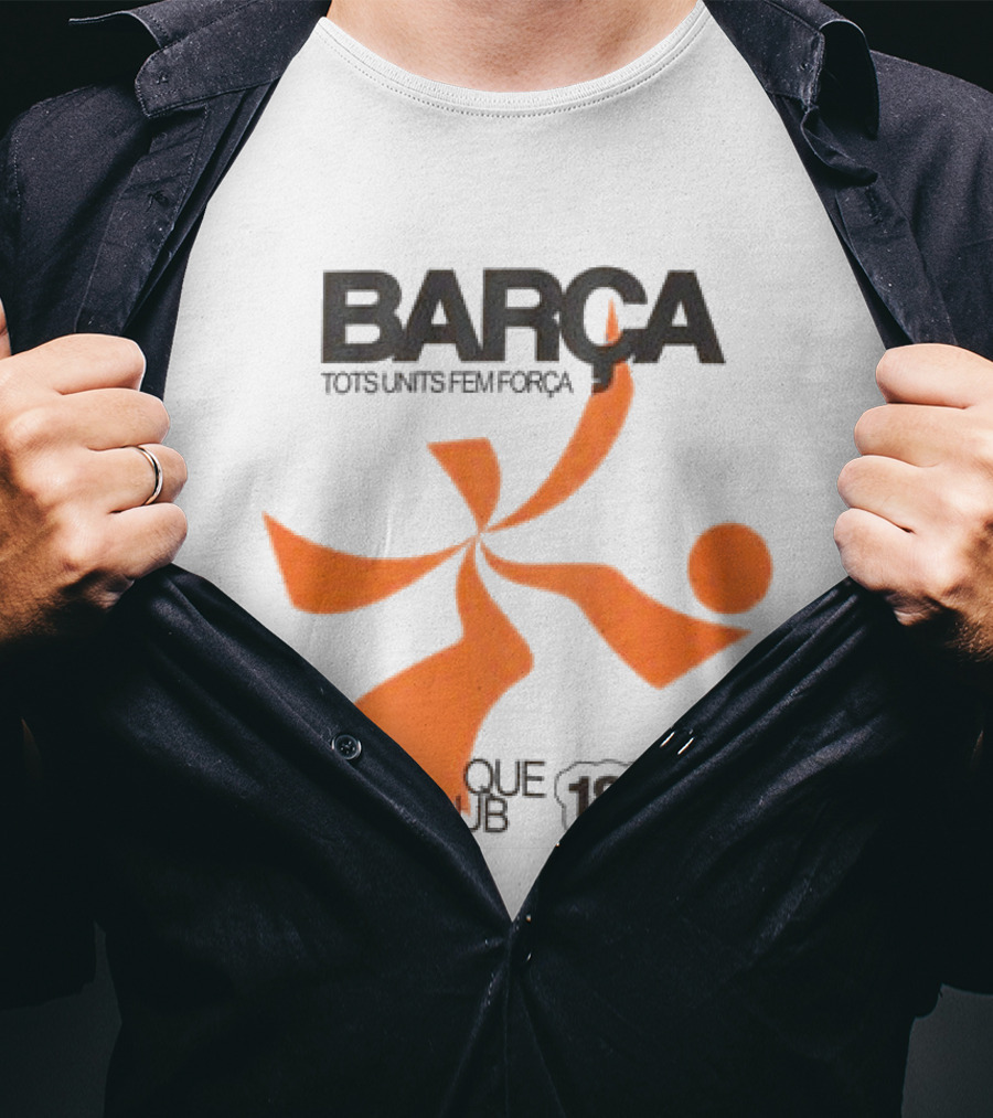 BARÇA Tots Units Fem Força Més Que Un Club 1899 Ecru Pulse Motion T-Shirt